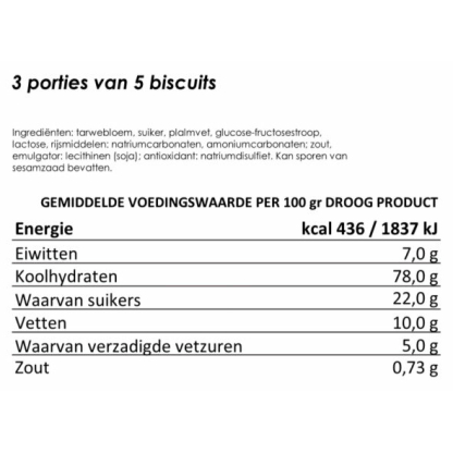 Biscuit noodrantsoen 25 jaar houdbaar | Gevriesdroogd noodpakket eten - Afbeelding 2