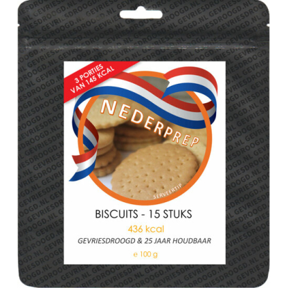 Biscuit noodrantsoen 25 jaar houdbaar | Gevriesdroogd noodpakket eten - Afbeelding 3