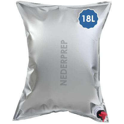 Nederprep 18 liter (mylar) leger waterzak voor 5 jaar waterrantsoen opslag