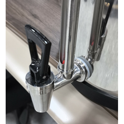 Tip: beste RVS waterfilter met kijkglaasje, keramisch, 10L reservoir, werkt zonder stroom - Afbeelding 2