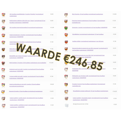 Tip: luxe 7 daags NL noodrantsoen 25jr houdbaar | 2.000 Kcal per dag - Afbeelding 3