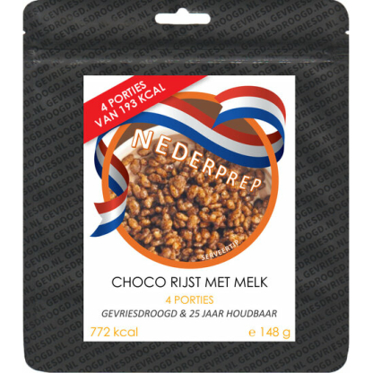 Choco Rijst ontbijt | gevriesdroogd 25jr houdbaar noodrantsoen voor noodpakket - Afbeelding 3