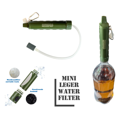 Luxe noodpakket met kookstel, waterfilter, wereldradio, noodrantsoen, EHBO, zaklamp, Survival-kit, nood-gereedschap en veel meer - Afbeelding 5