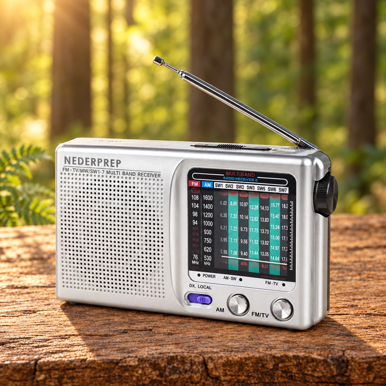radio op batterijen - noodradio wereldontvanger