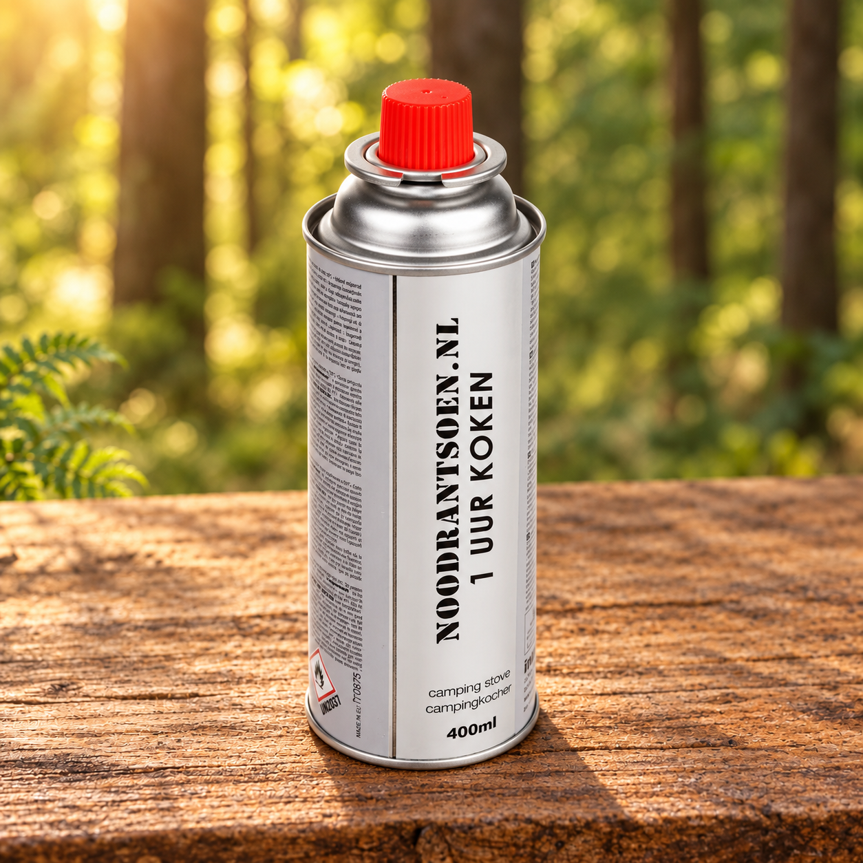 Gaspatroon 400ml | voor 1 uur koken
