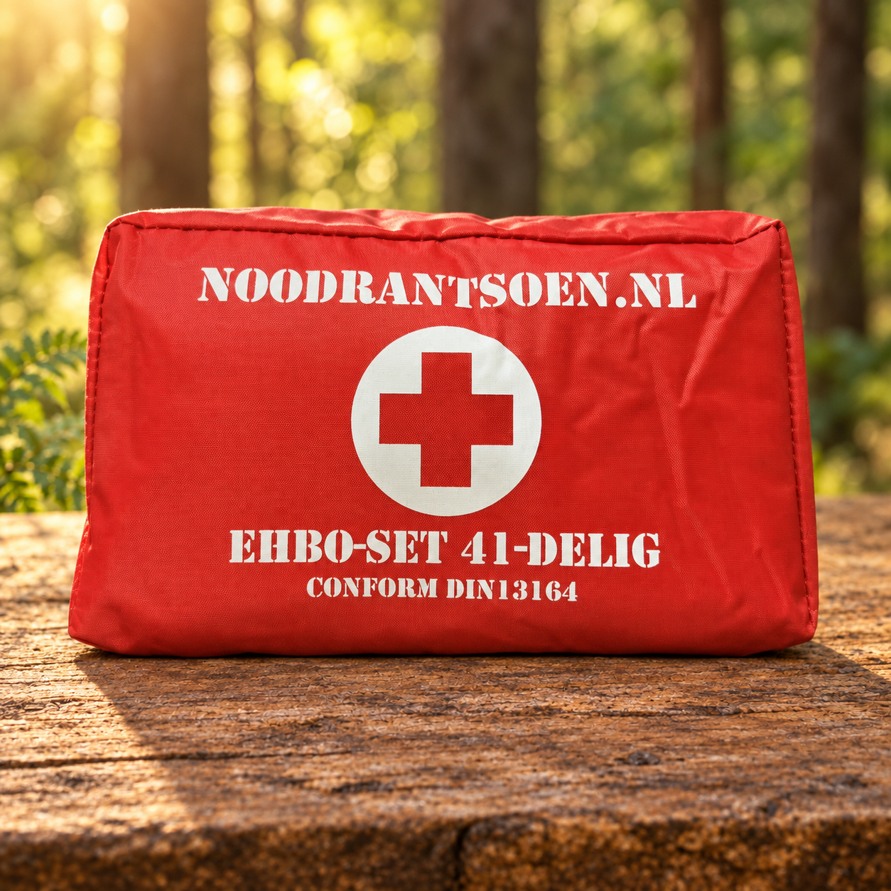 Rode NEDERPREP EHBO-set 41-delig
