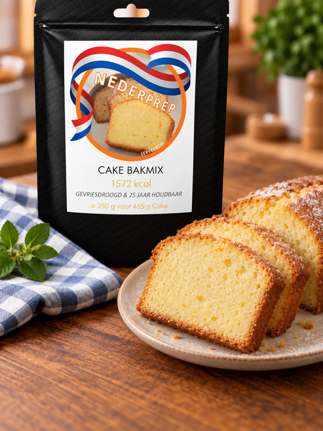 Zelf cake bakken – serveersuggestie