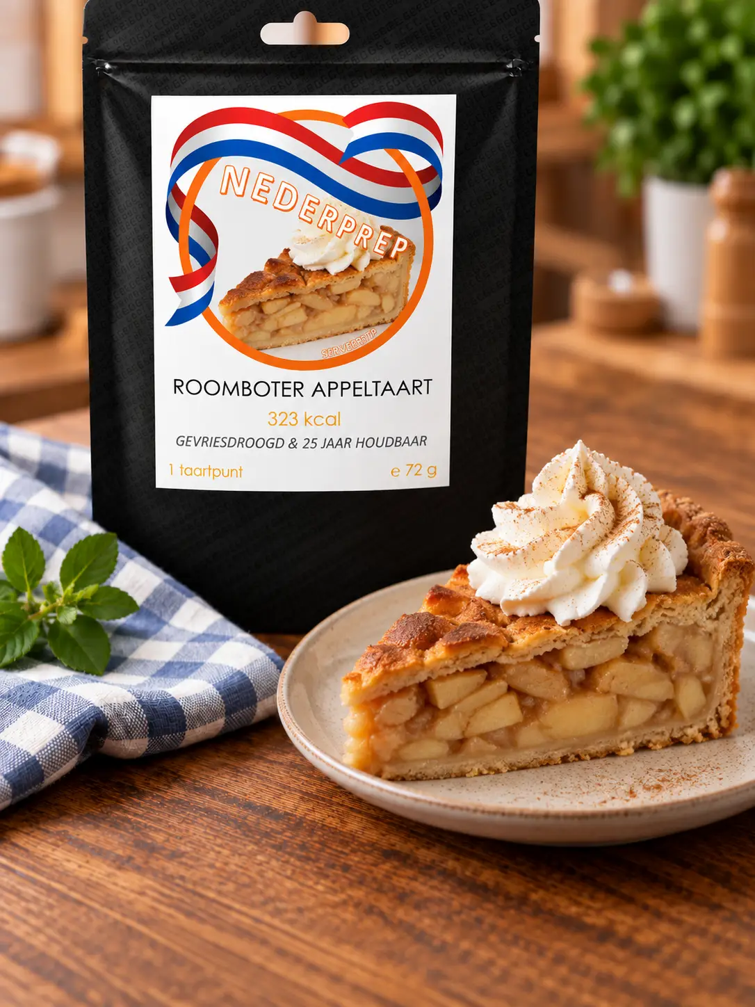 Een punt appeltaart – serveersuggestie