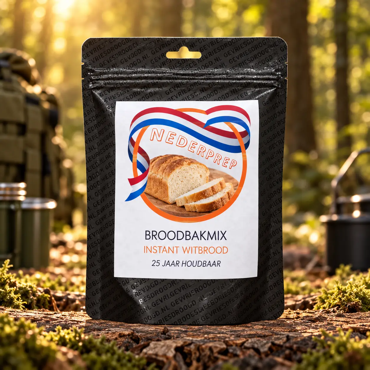 Nederprep broodbakmix instant witbrood