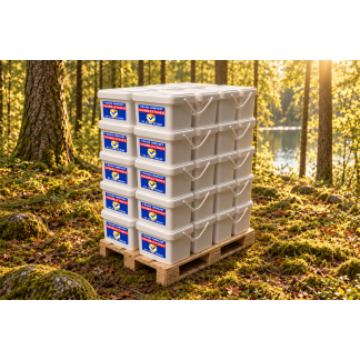 Pallet met 50 weekboxen